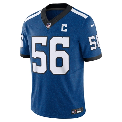 Men's Indianapolis Colts Quenton Nelson Nike Blue Vapor F.U.S.E. Limited Jersey 01