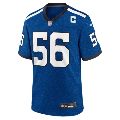 Men's Indianapolis Colts Quenton Nelson Nike Royal Indiana Nights Alternate Game Jersey 01