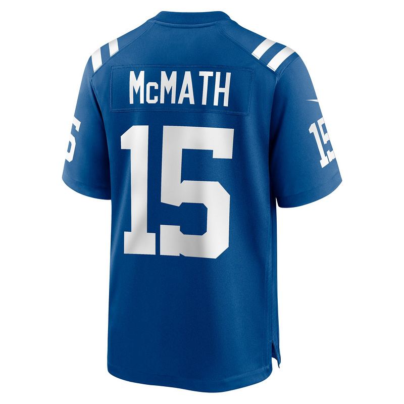 Men's Indianapolis Colts Racey McMath Nike Royal Team Game Jersey