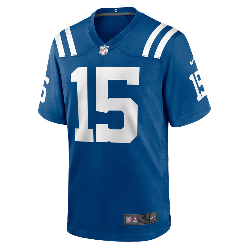 Men's Indianapolis Colts Racey McMath Nike Royal Team Game Jersey