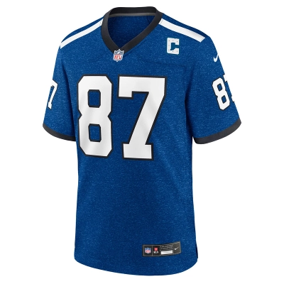 Men's Indianapolis Colts Reggie Wayne Nike Royal Indiana Nights Alternate Game Jersey 01