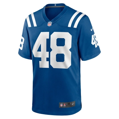 Men's Indianapolis Colts Ronnie Harrison Jr. Nike Royal Team Game Jersey 01