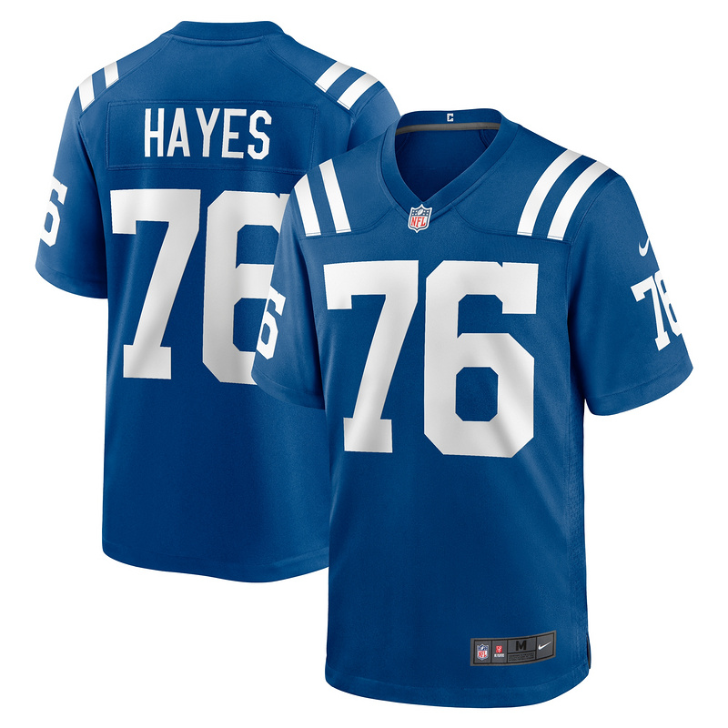 Men's Indianapolis Colts Ryan Hayes Nike Royal Team Game Jersey