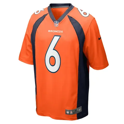Men's Denver Broncos P.J. Locke Nike Orange Game Player Jersey 01