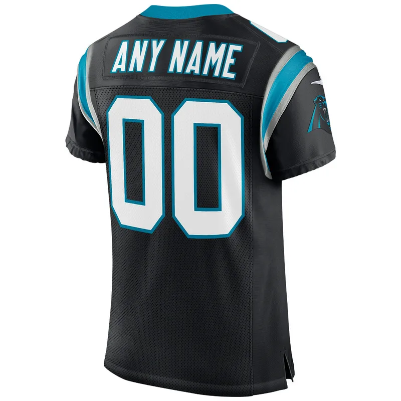Men's Carolina Panthers Nike Black Classic Custom Elite Jersey