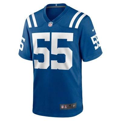 Men's Indianapolis Colts Isaiah Land Nike Royal Team Game Jersey 01
