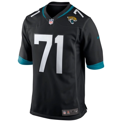 Men's Jacksonville Jaguars Tony Boselli Nike Black Game Retired Player Jersey 01