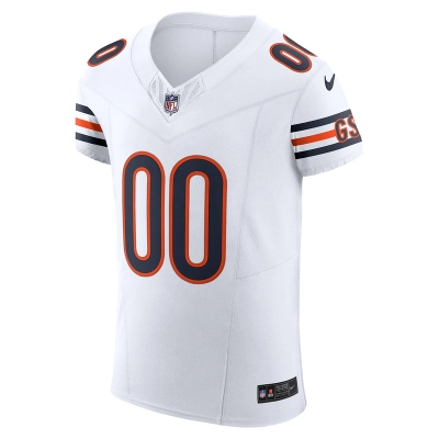 Men's Chicago Bears Nike White Vapor F.U.S.E. Elite Custom Jersey 01