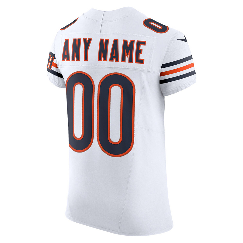 Men's Chicago Bears Nike White Vapor F.U.S.E. Elite Custom Jersey
