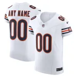 Men's Chicago Bears Nike White Vapor F.U.S.E. Elite Custom Jersey