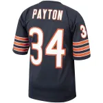 Chicago Bears 1985 Walter Payton Mitchell & Ness Navy Authentic Throwback Retired Player Jersey