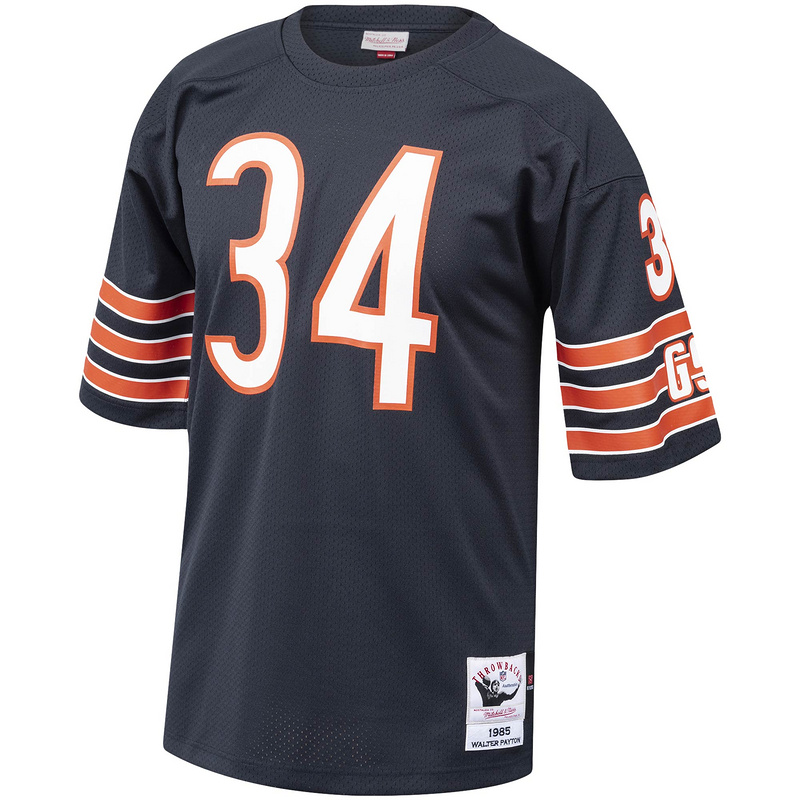 Chicago Bears 1985 Walter Payton Mitchell & Ness Navy Authentic Throwback Retired Player Jersey
