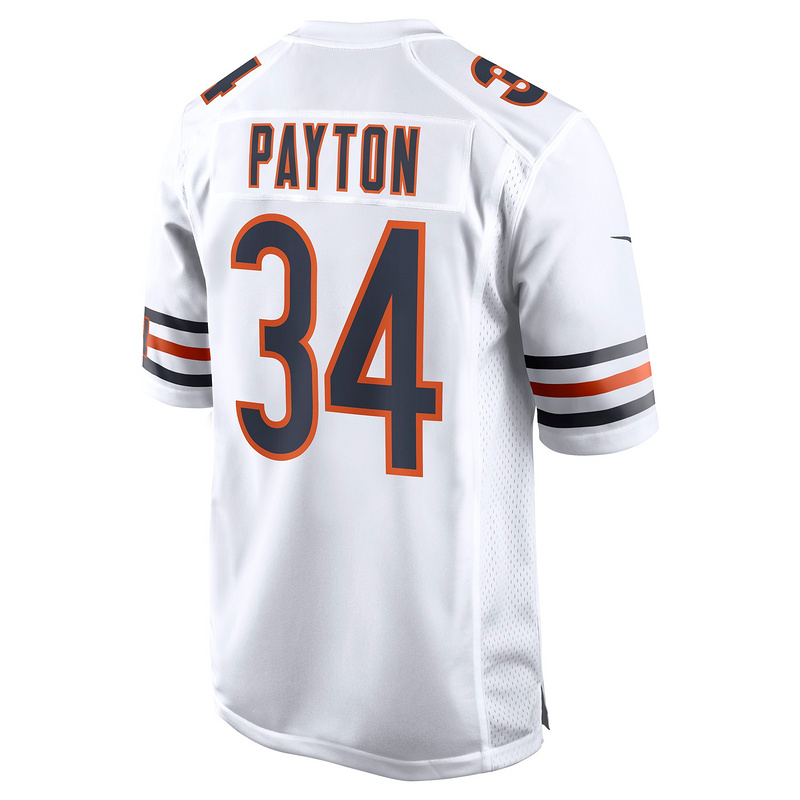  Men's Chicago Bears Walter Payton Nike White Retired Player Away Game Jersey