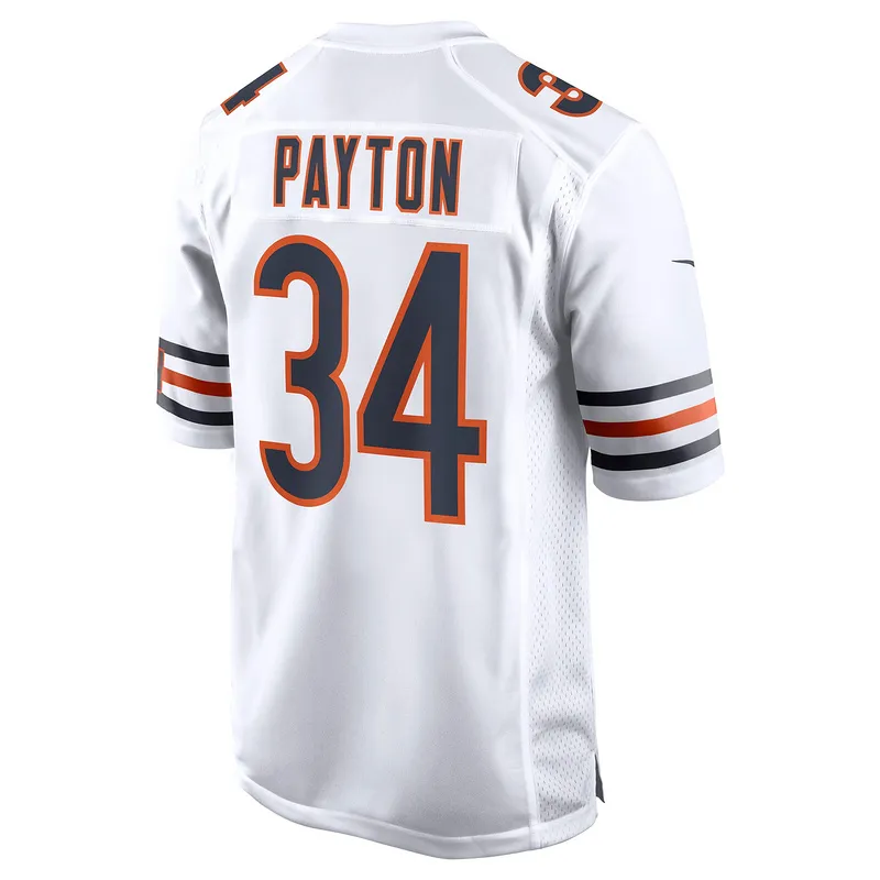  Men's Chicago Bears Walter Payton Nike White Retired Player Away Game Jersey
