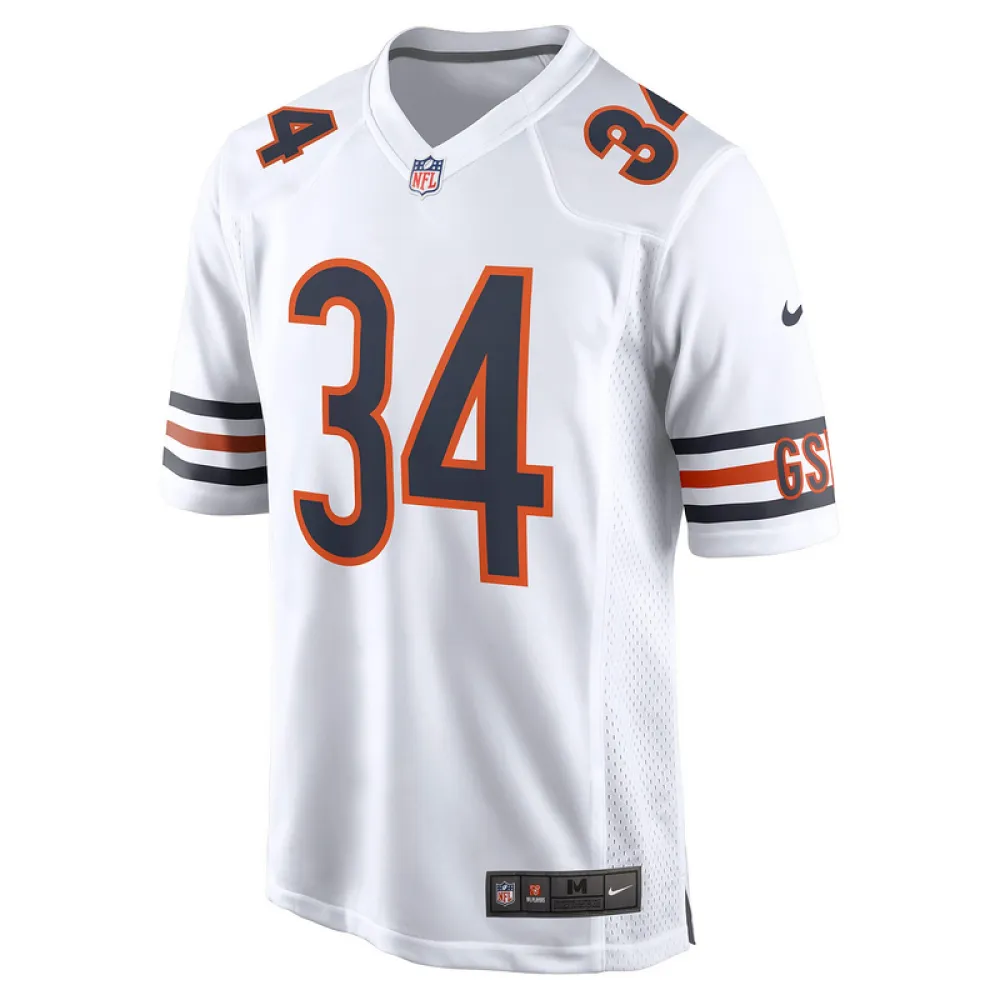  Men's Chicago Bears Walter Payton Nike White Retired Player Away Game Jersey
