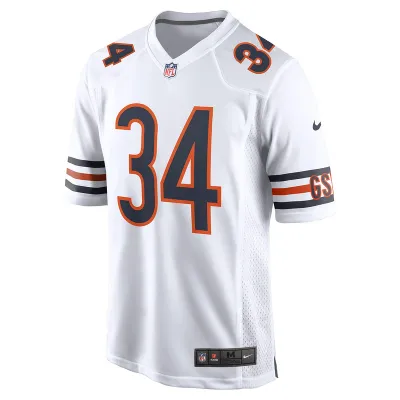  Men's Chicago Bears Walter Payton Nike White Retired Player Away Game Jersey 01