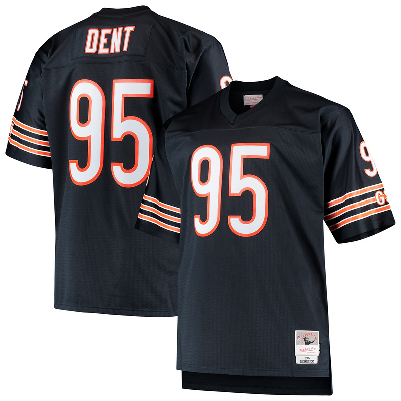 Chicago Bears Richard Dent Mitchell & Ness Navy Big & Tall 1985 Retired Player Replica Jersey