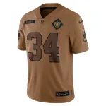 Men's Bo Jackson Nike Brown 2023 Salute To Service Retired Player Limited Jersey