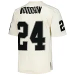 Men's Las Vegas Raiders Charles Woodson Mitchell & Ness Cream Chainstitch Legacy Jersey