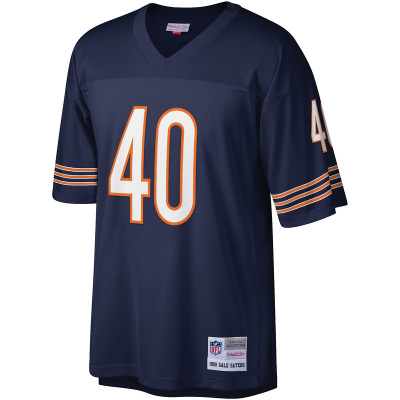 Men's Chicago Bears Gale Sayers Mitchell & Ness Navy Legacy Replica Jersey 01