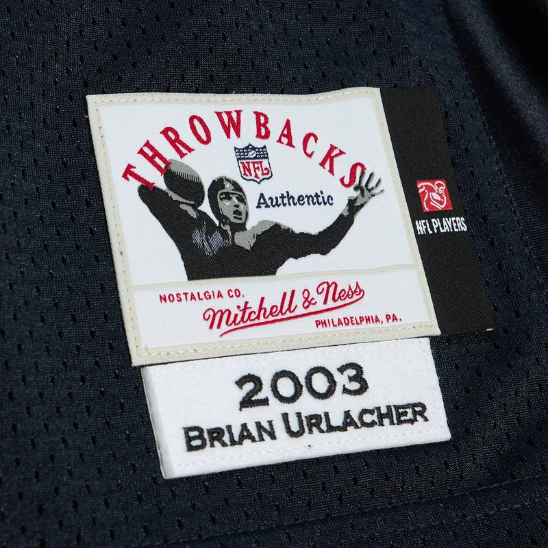 Chicago Bears 2003 Brian Urlacher Mitchell &Ness Navy Authentic Throwback Retired Player Jersey