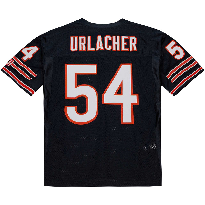 Chicago Bears 2003 Brian Urlacher Mitchell &Ness Navy Authentic Throwback Retired Player Jersey