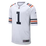 Justin Fields Nike White 2021NFL Draft First Round Pick Alternate Classic Game Jersey