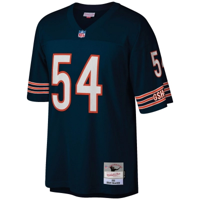 Men's Chicago Bears Brian Urlacher Mitchell & Ness Navy Legacy Replica Jersey 01