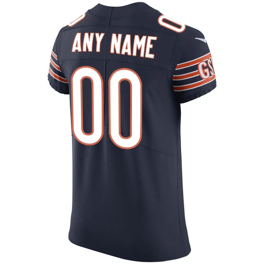Men's Chicago Bears Nike Navy Vapor Untouchable Custom Elite Jersey