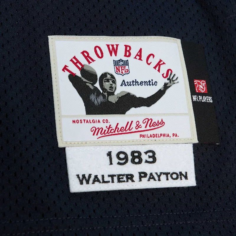 Chicago Bears 1983 Walter Payton Mitchell & Ness Navy Authentic Throwback Retired Player Jersey