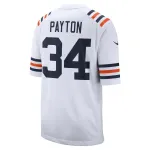 Men's Chicago Bears Walter Payton Nike White Retired Player Game Jersey