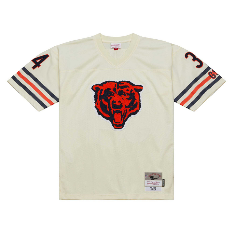 Men's Chicago Bears Walter Payton Mitchell & Ness Cream Chainstitch Legacy Jersey