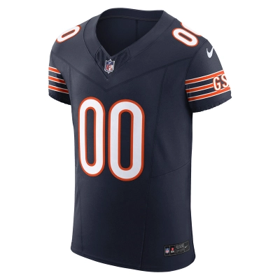 Men's Chicago Bears Nike Navy Vapor F.U.S.E. Elite Custom Jersey 01