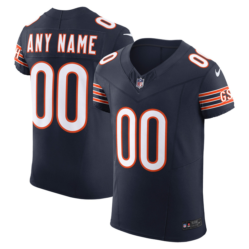 Men's Chicago Bears Nike Navy Vapor F.U.S.E. Elite Custom Jersey