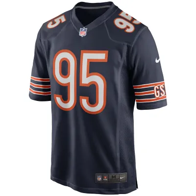 Men's Chicago Bears Richard Dent Nike Navy Game Retired Player Jersey 01