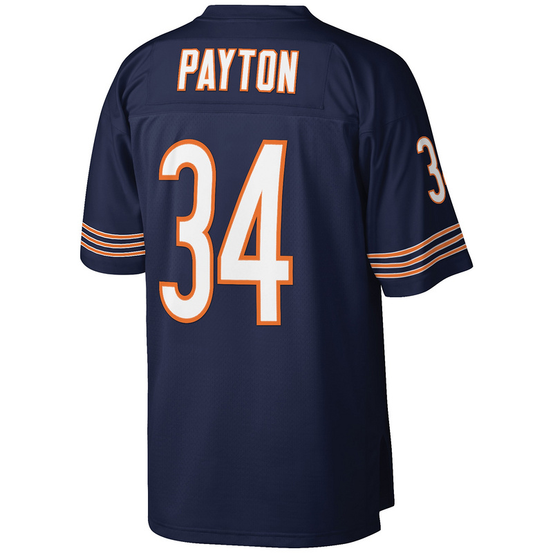 Chicago Bears Walter Payton Mitchell &Ness Navy Big & Tall 1985 Retired Player Replica Jersey