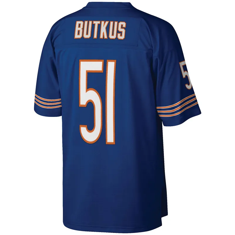Men's Chicago Bears Dick Butkus Mitchell & Ness Navy Legacy Replica Jersey