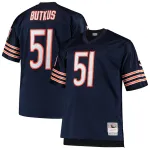 Chicago Bears Dick Butkus Mitchell & Ness Navy Big & Tall 1966 Retired Player Replica Jersey