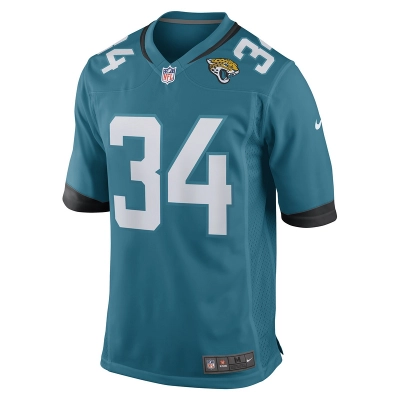 Men's Gregory Junior Jacksonville Jaguars Nike Teal Team Game Player Jersey 01