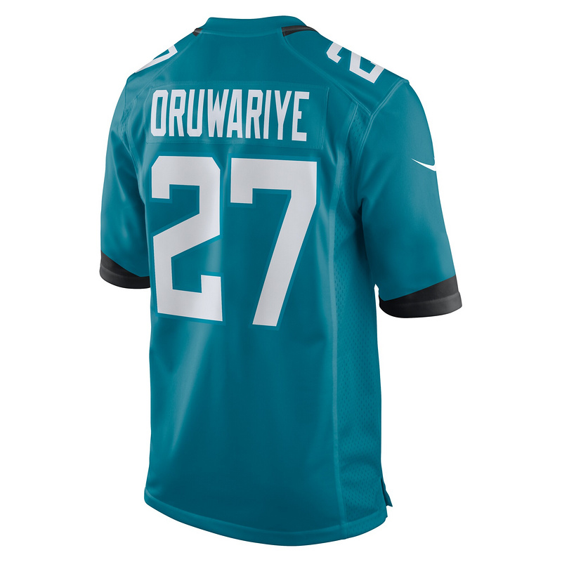 Men's Jacksonville Jaguars Amani Oruwariye Nike Teal Game Jersey
