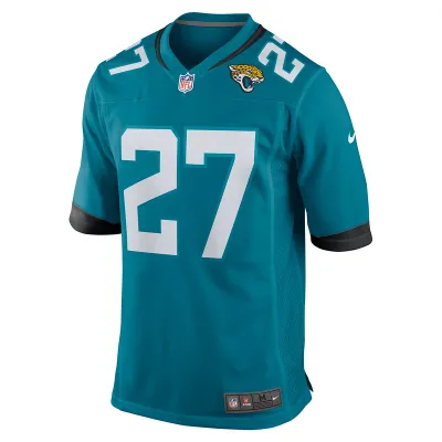 Men's Jacksonville Jaguars Amani Oruwariye Nike Teal Game Jersey 01
