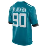 Men's Jacksonville Jaguars Angelo Blackson Nike Teal Team Game Jersey