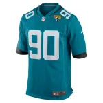 Men's Jacksonville Jaguars Angelo Blackson Nike Teal Team Game Jersey