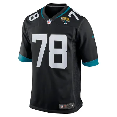 Men's Jacksonville Jaguars Ben Bartch Nike Black Game Jersey 01