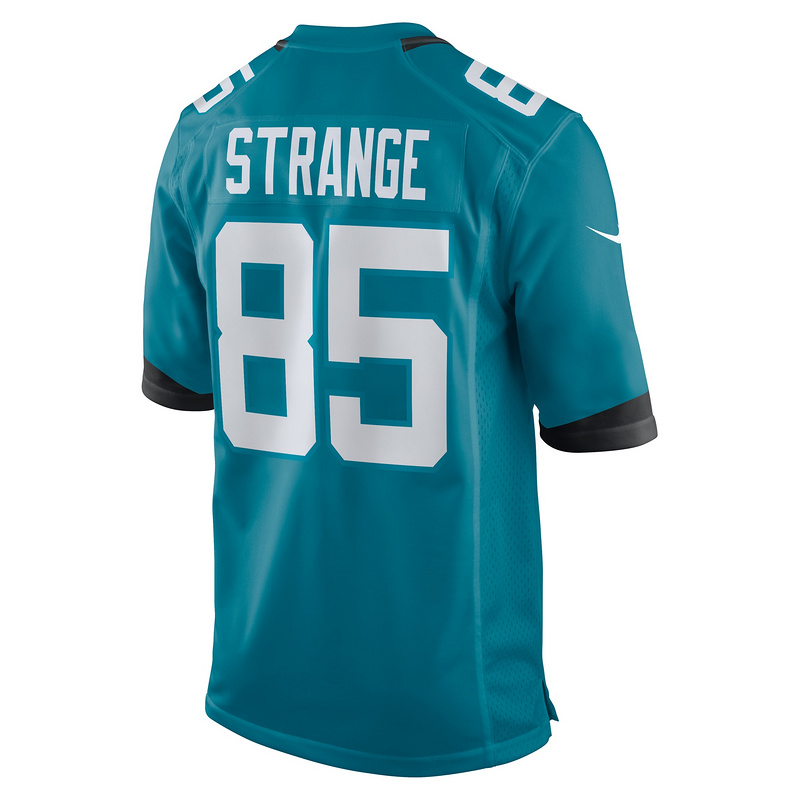 Men's Jacksonville Jaguars Brenton Strange Nike Teal Team Game Jersey