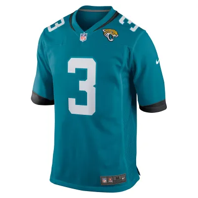 Men's Jacksonville Jaguars C.J. Beathard Nike Teal Game Jersey 01