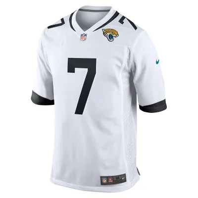 Men's Jacksonville Jaguars Byron Leftwich Nike White Retired Player Game Jersey 01