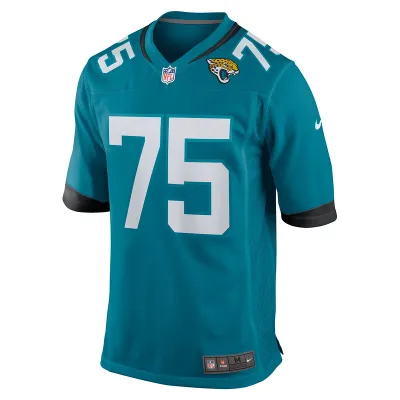 Men's Jacksonville Jaguars Cooper Hodges Nike Teal Game Jersey 01