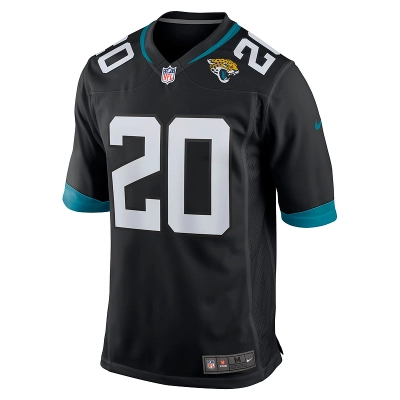 Men's Jacksonville Jaguars Daniel Thomas Nike Black Game Jersey 01