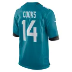 Men's Jacksonville Jaguars Elijah Cooks Nike Teal Team Game Jersey